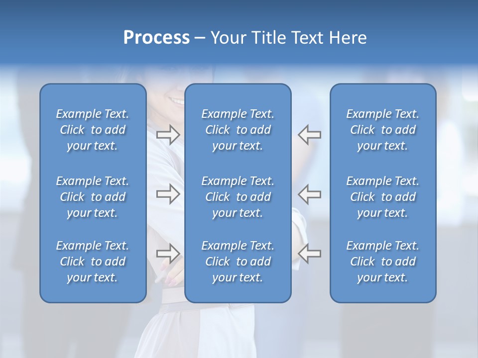 Caucasian Ambitious Executive PowerPoint Template