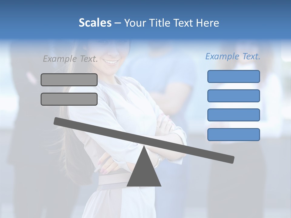 Caucasian Ambitious Executive PowerPoint Template