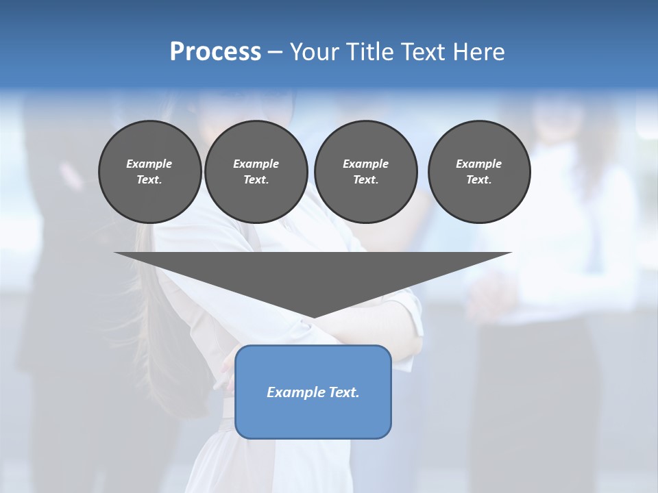 Caucasian Ambitious Executive PowerPoint Template