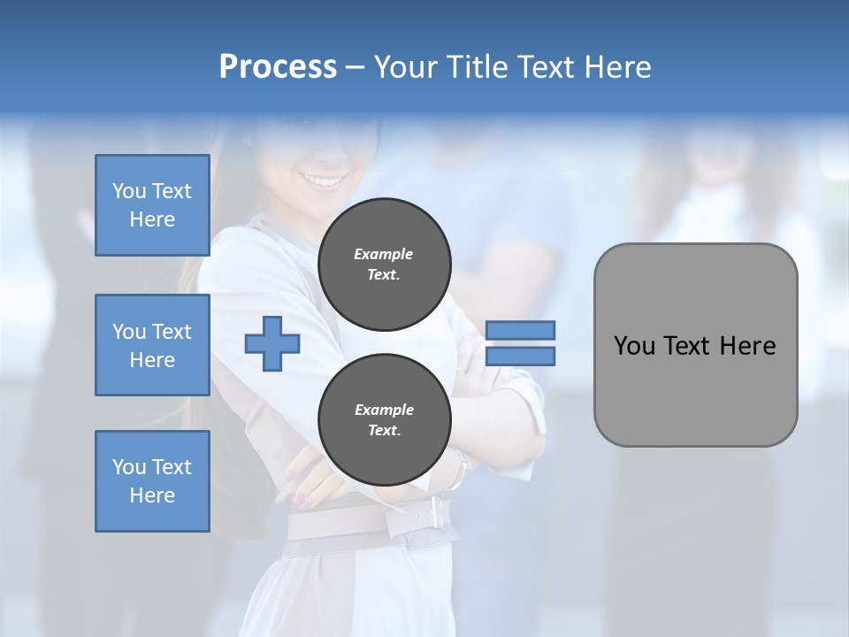 Caucasian Ambitious Executive PowerPoint Template