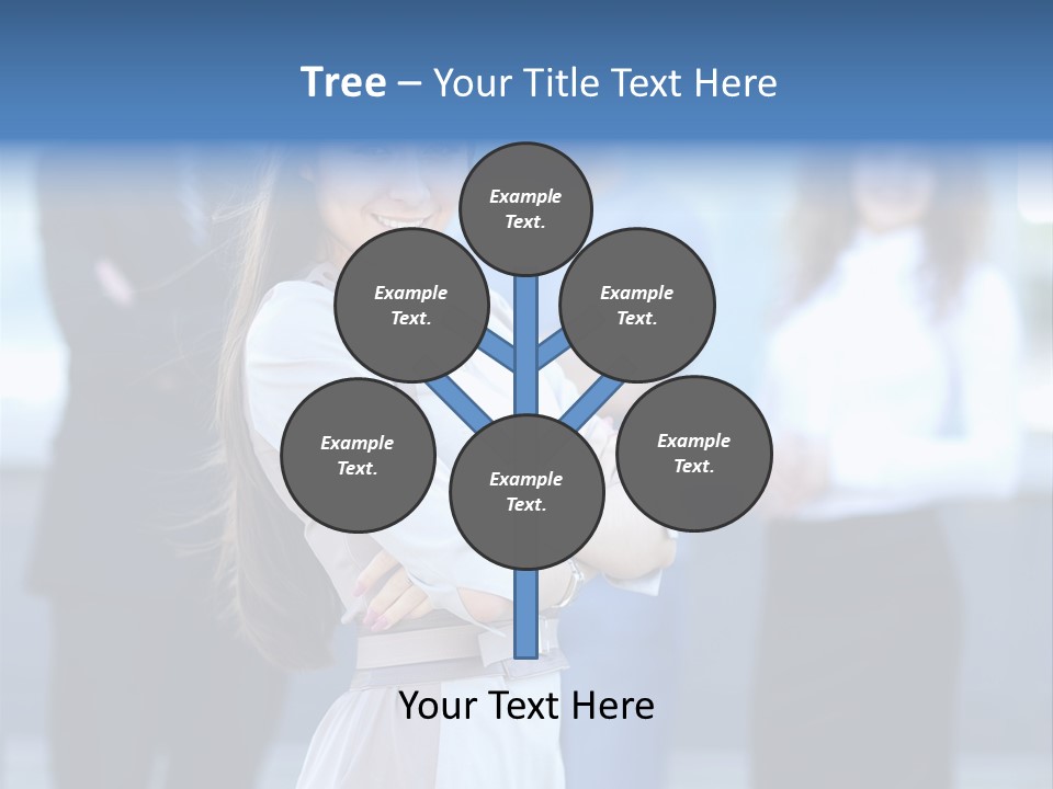 Caucasian Ambitious Executive PowerPoint Template