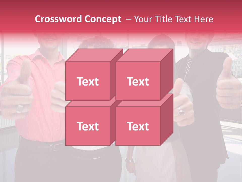 Businesspeople Camera Good PowerPoint Template