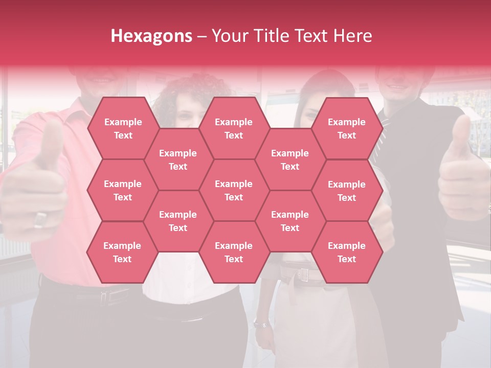 Businesspeople Camera Good PowerPoint Template