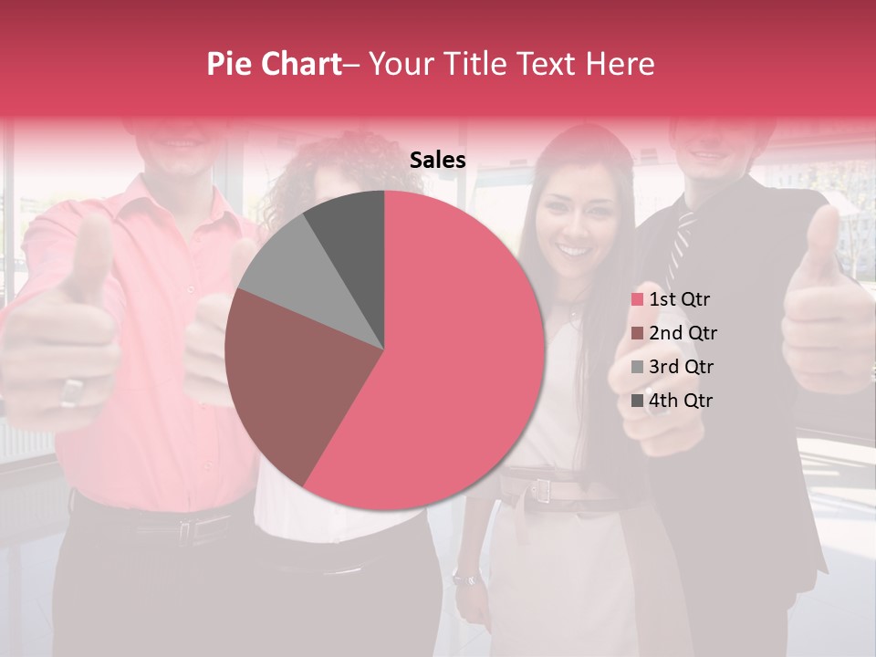 Businesspeople Camera Good PowerPoint Template