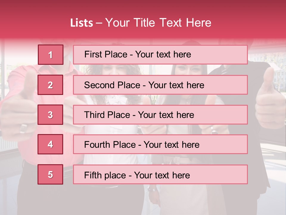 Businesspeople Camera Good PowerPoint Template