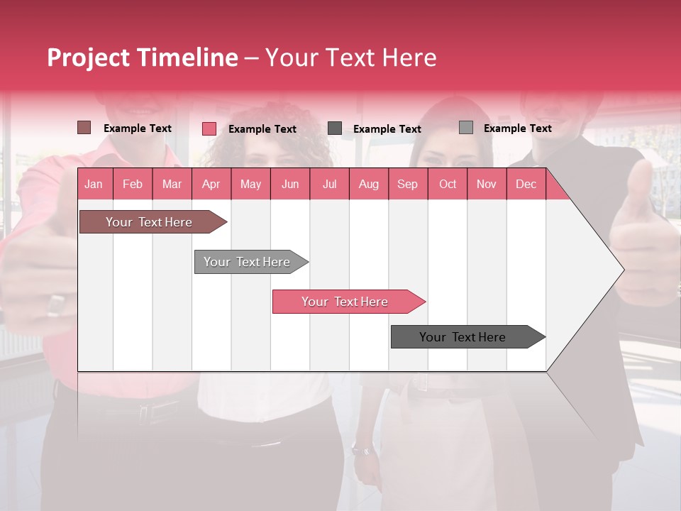 Businesspeople Camera Good PowerPoint Template