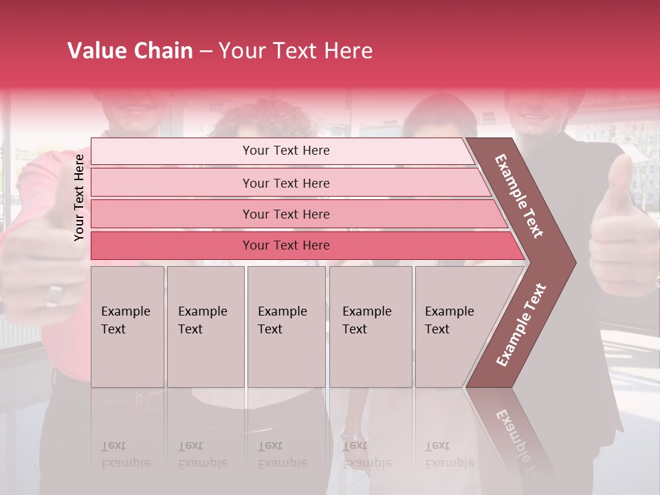 Businesspeople Camera Good PowerPoint Template