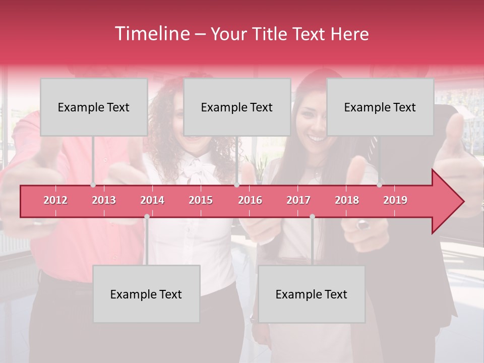 Businesspeople Camera Good PowerPoint Template
