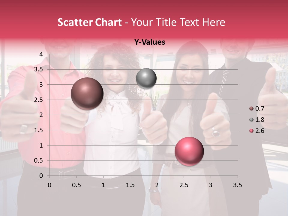 Businesspeople Camera Good PowerPoint Template