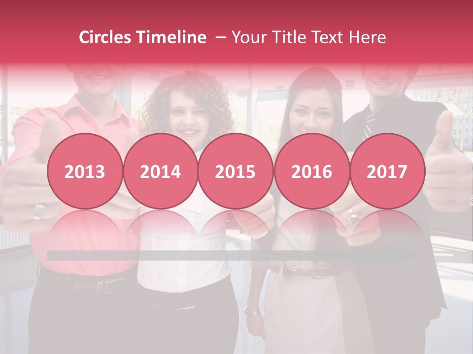 Businesspeople Camera Good PowerPoint Template