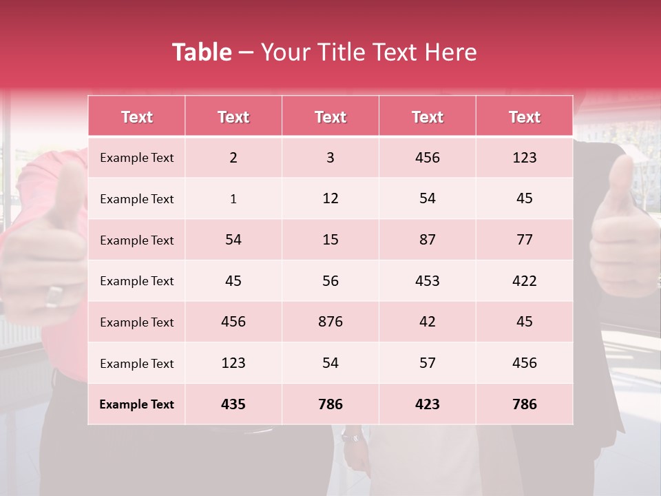Businesspeople Camera Good PowerPoint Template