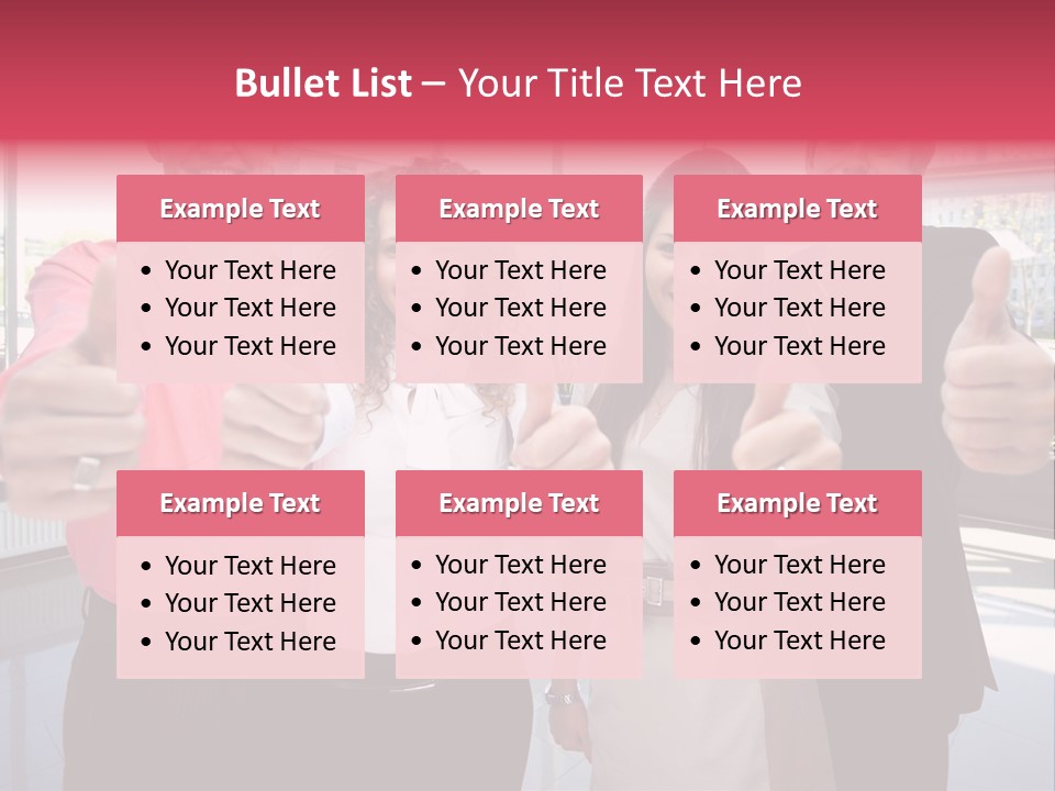 Businesspeople Camera Good PowerPoint Template