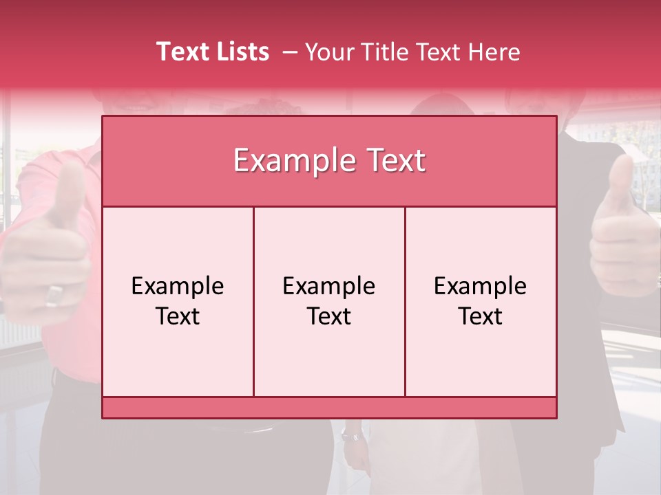 Businesspeople Camera Good PowerPoint Template