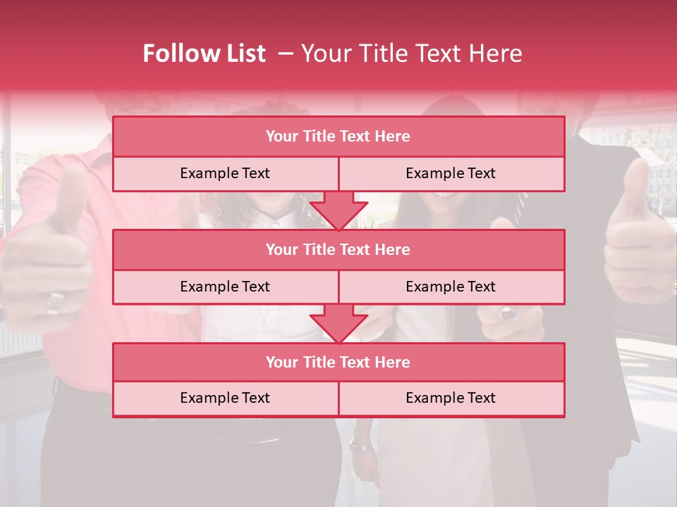 Businesspeople Camera Good PowerPoint Template