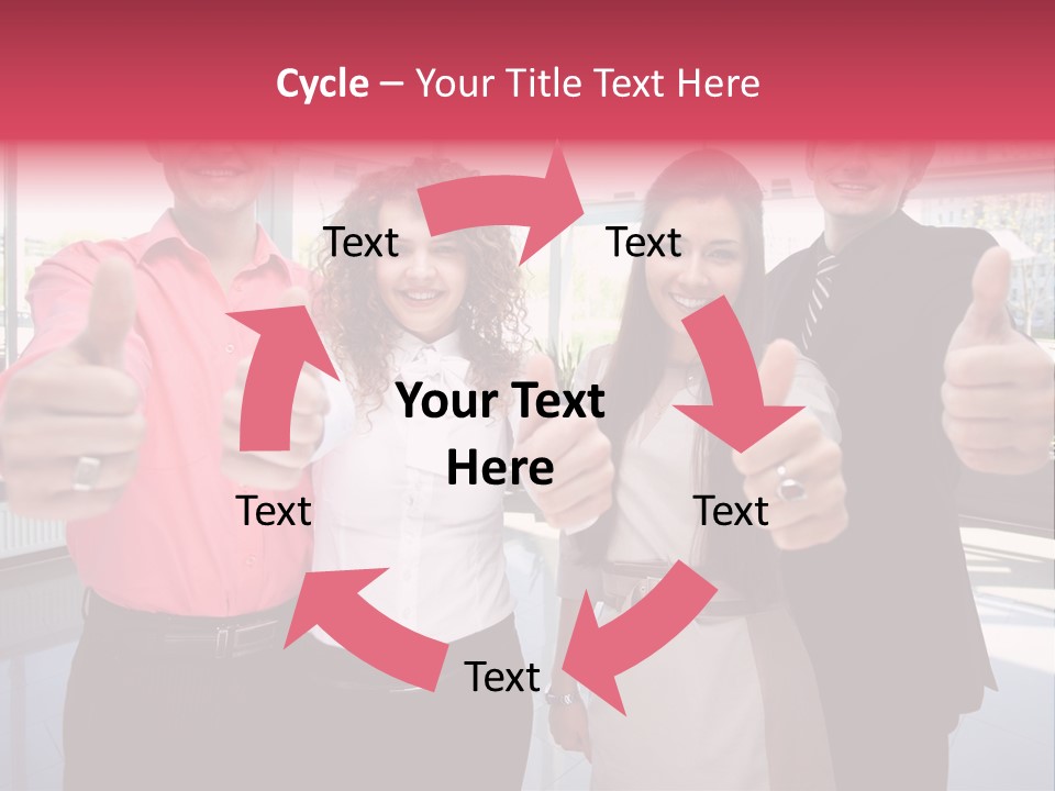 Businesspeople Camera Good PowerPoint Template