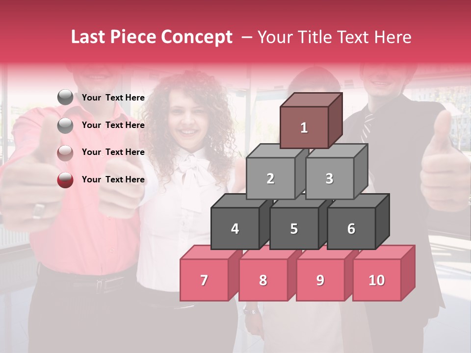 Businesspeople Camera Good PowerPoint Template