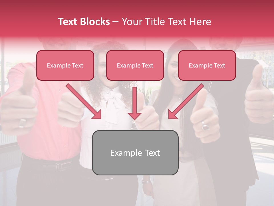 Businesspeople Camera Good PowerPoint Template