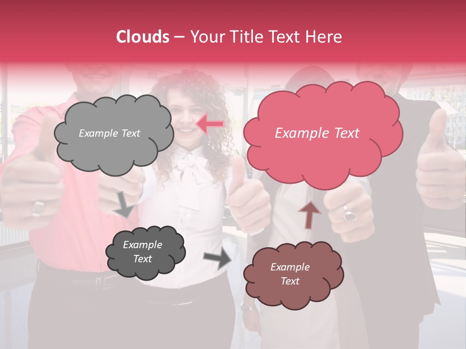 Businesspeople Camera Good PowerPoint Template