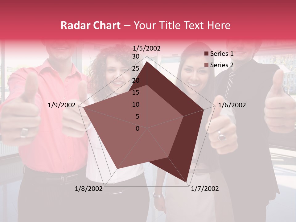 Businesspeople Camera Good PowerPoint Template