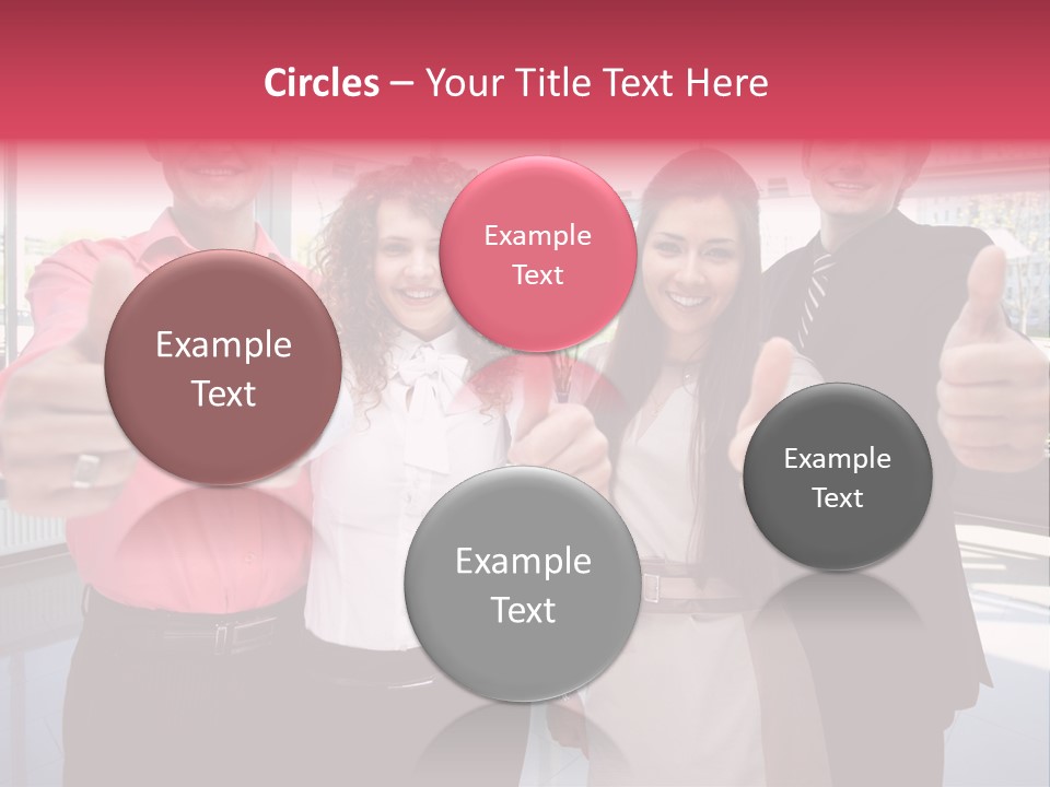 Businesspeople Camera Good PowerPoint Template