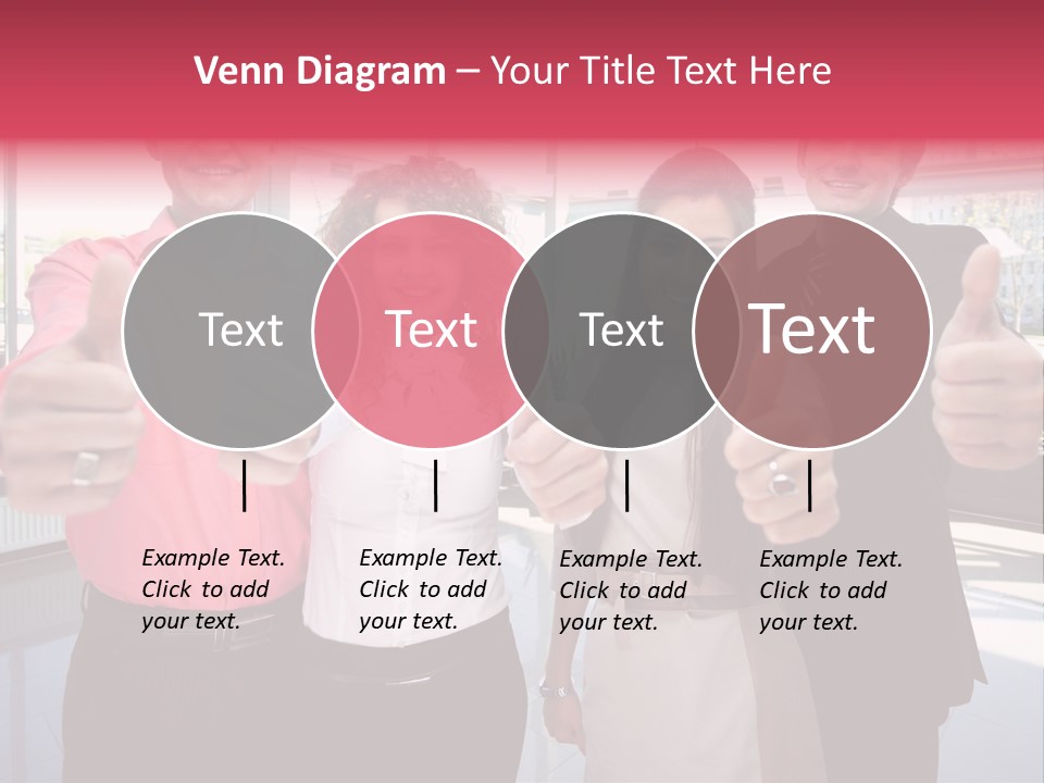 Businesspeople Camera Good PowerPoint Template