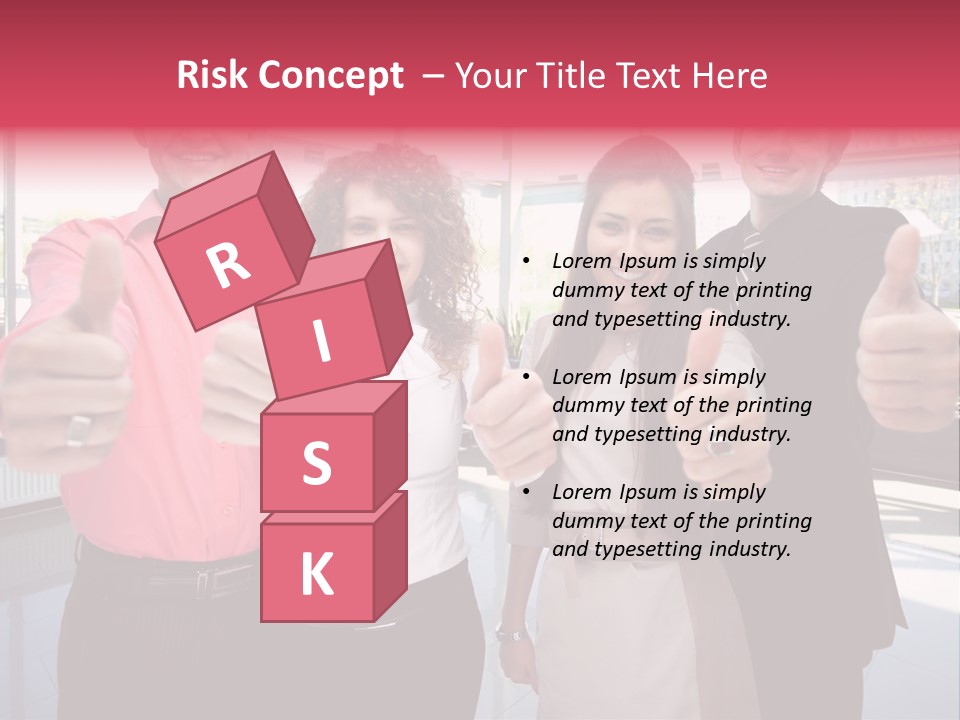 Businesspeople Camera Good PowerPoint Template