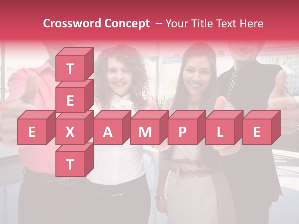 Businesspeople Camera Good PowerPoint Template