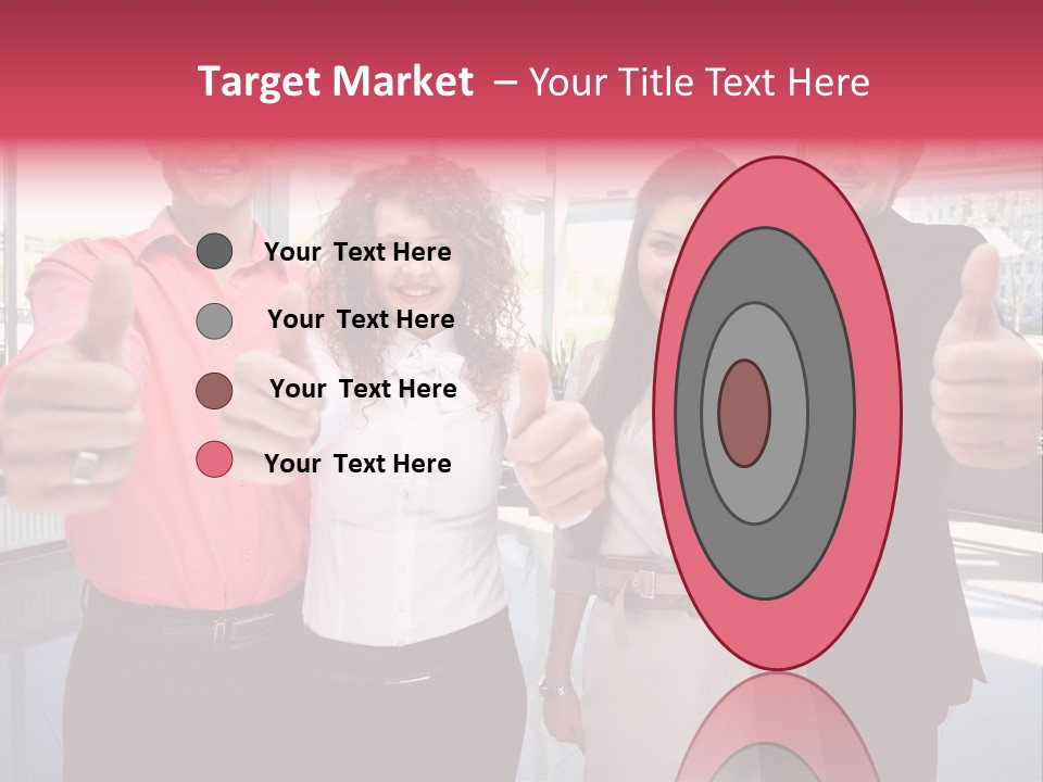 Businesspeople Camera Good PowerPoint Template