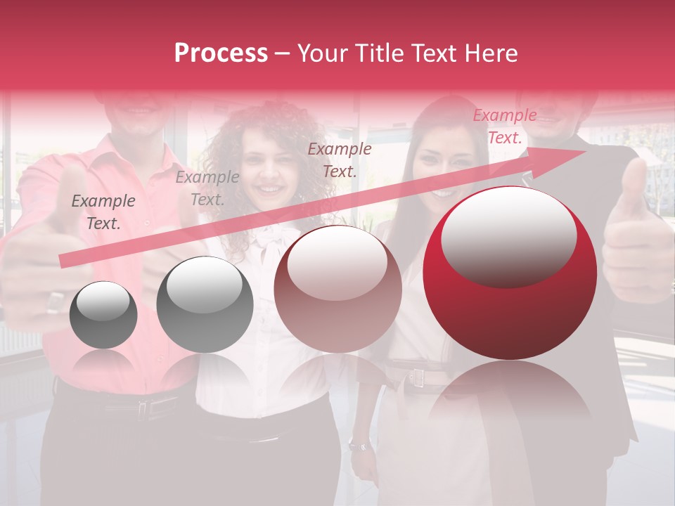 Businesspeople Camera Good PowerPoint Template