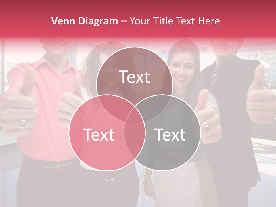 Businesspeople Camera Good PowerPoint Template