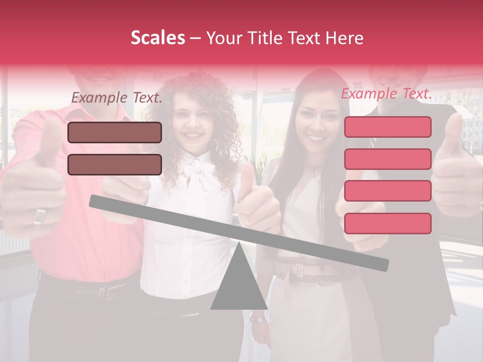 Businesspeople Camera Good PowerPoint Template