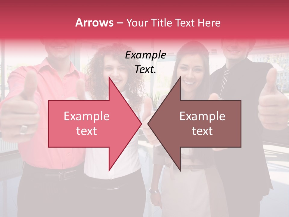 Businesspeople Camera Good PowerPoint Template