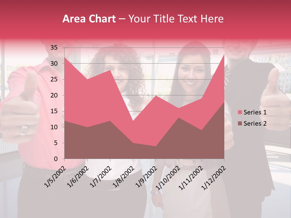 Businesspeople Camera Good PowerPoint Template