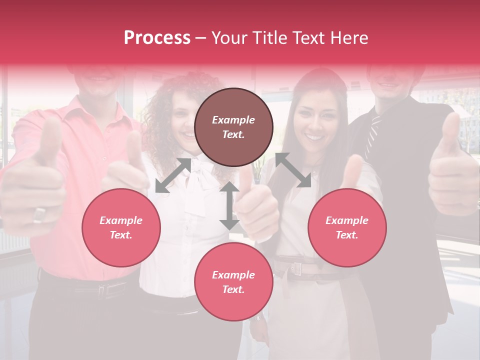 Businesspeople Camera Good PowerPoint Template