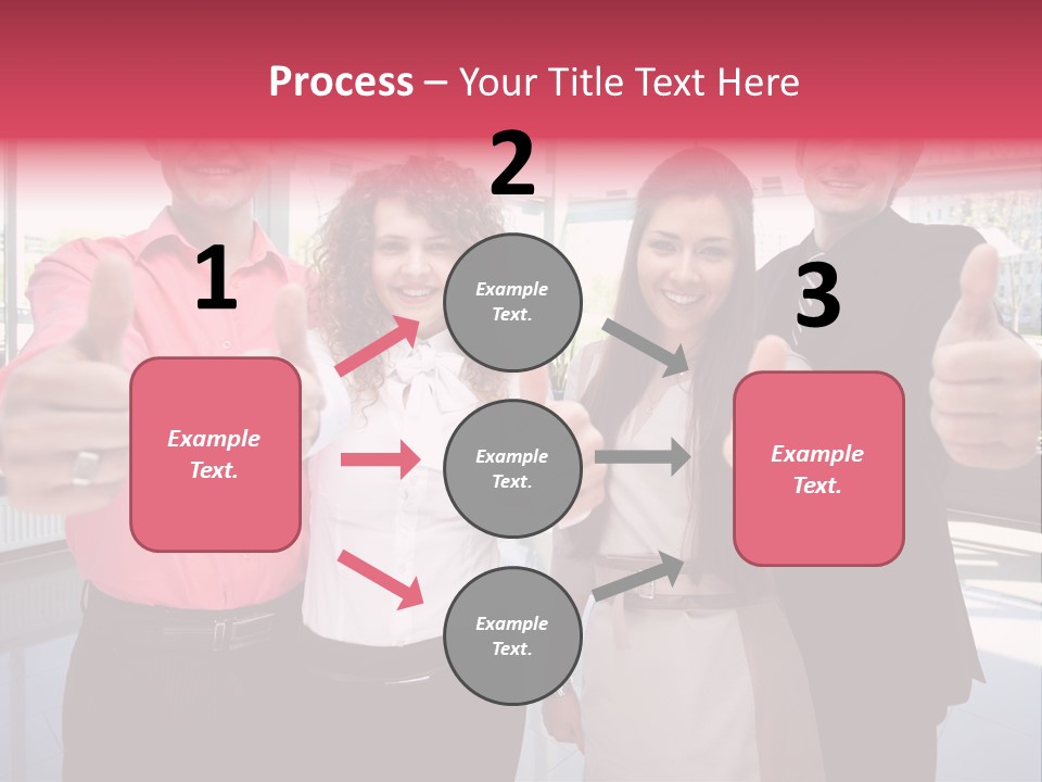 Businesspeople Camera Good PowerPoint Template