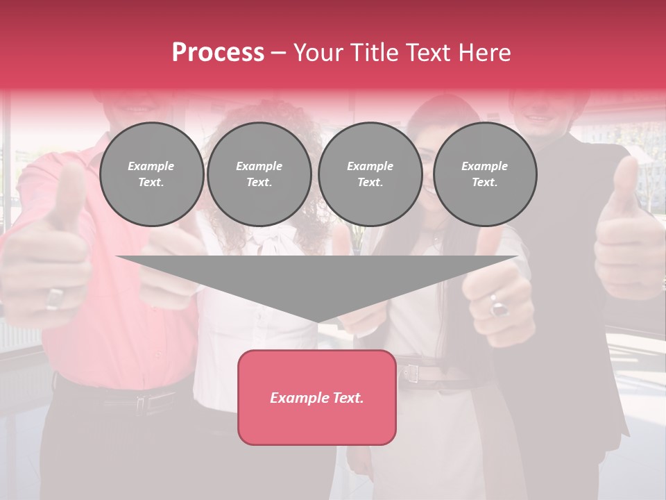 Businesspeople Camera Good PowerPoint Template