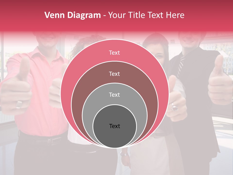 Businesspeople Camera Good PowerPoint Template