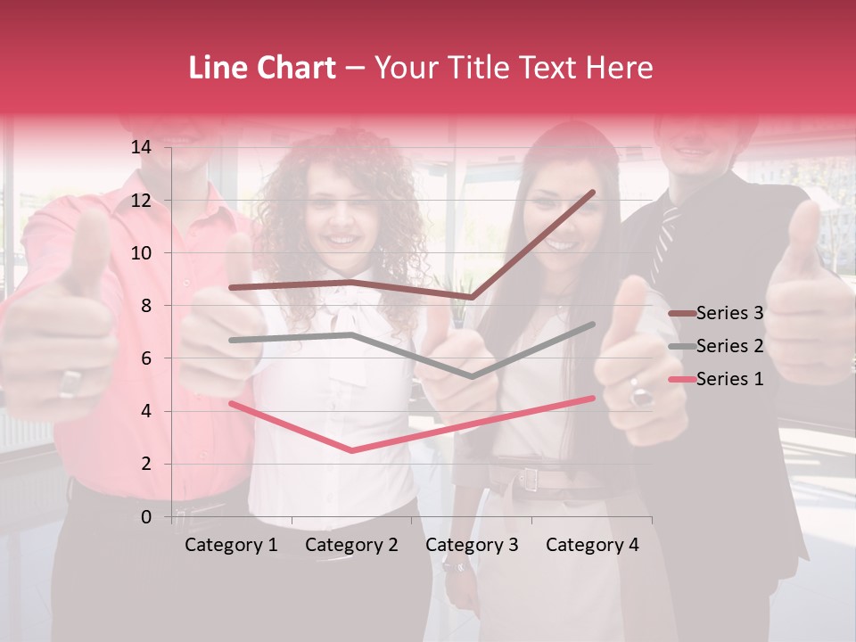 Businesspeople Camera Good PowerPoint Template