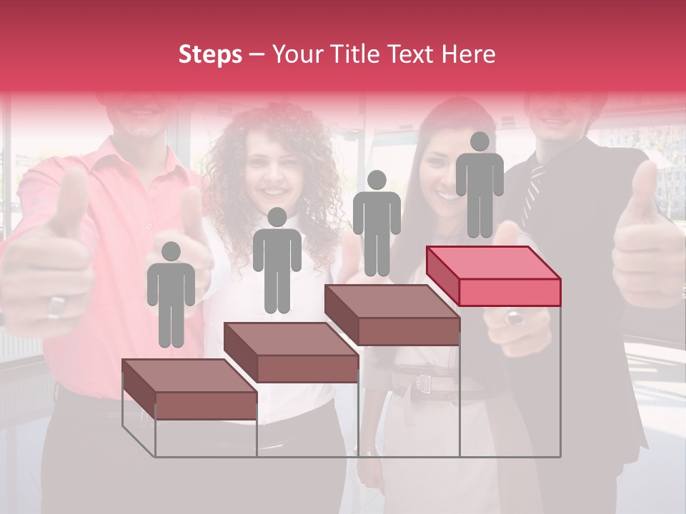 Businesspeople Camera Good PowerPoint Template