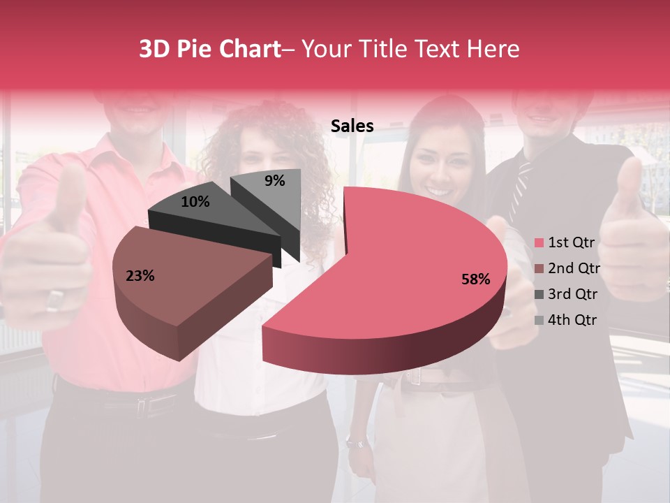 Businesspeople Camera Good PowerPoint Template
