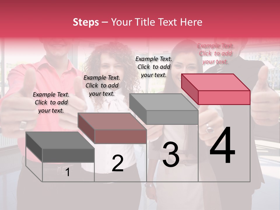 Businesspeople Camera Good PowerPoint Template