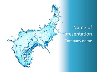 Purity Liquid Color PowerPoint Template
