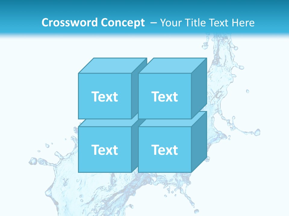 Purity Liquid Color PowerPoint Template