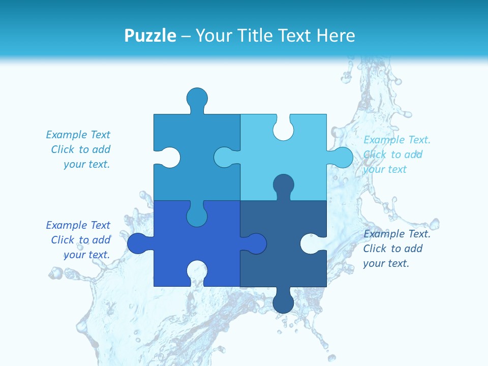 Purity Liquid Color PowerPoint Template