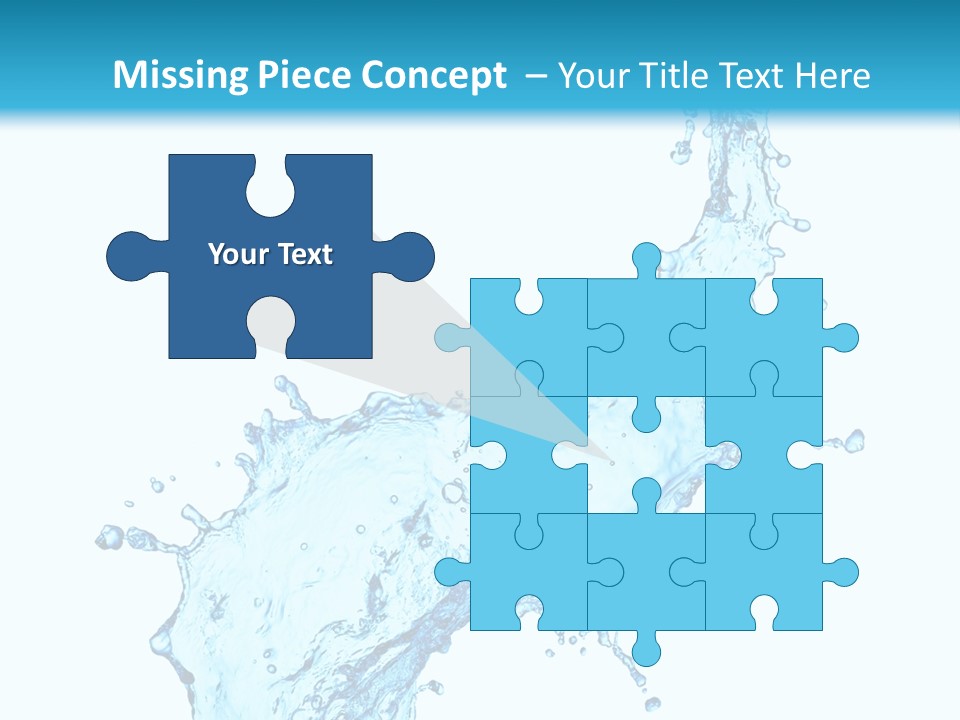 Purity Liquid Color PowerPoint Template