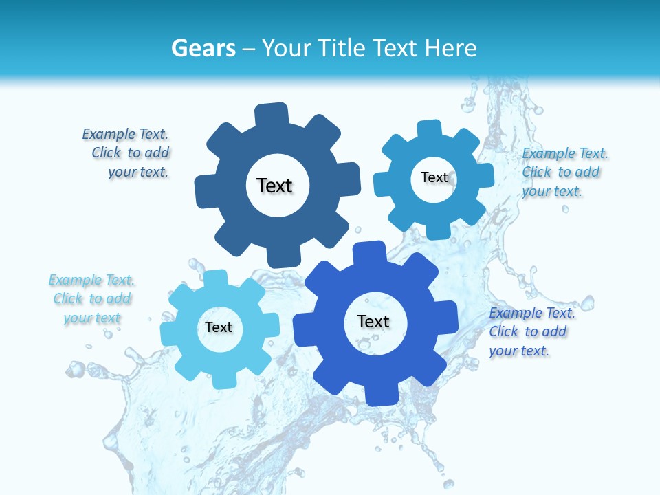 Purity Liquid Color PowerPoint Template