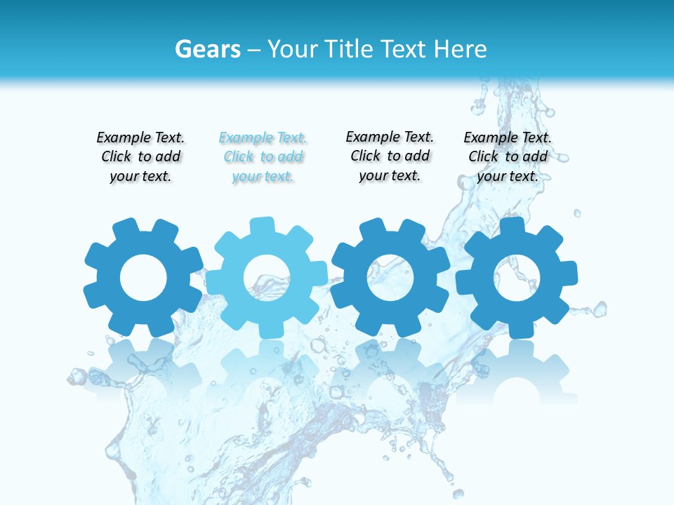 Purity Liquid Color PowerPoint Template