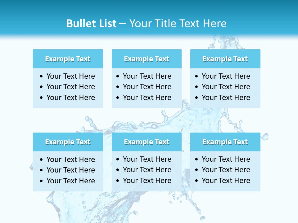 Purity Liquid Color PowerPoint Template