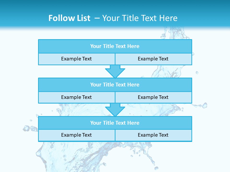 Purity Liquid Color PowerPoint Template