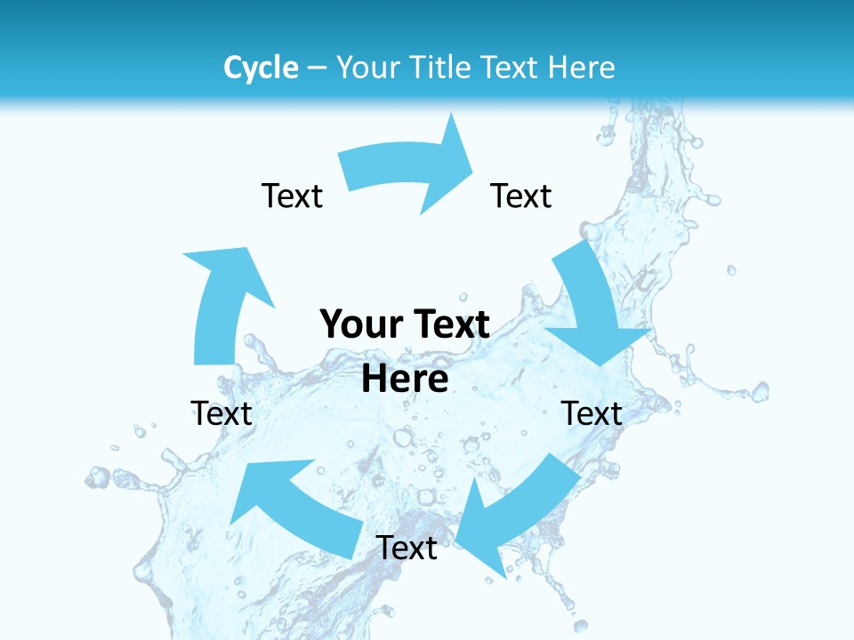 Purity Liquid Color PowerPoint Template